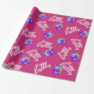 Papier d'enveloppement de boîte cadeau
