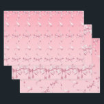 Papier d'enveloppement de boîte de coquette<br><div class="desc">Imaginez votre cadeau enveloppé dans le charme de notre Papier à enveloppement de Bow Rose,  une présentation délicieuse qui promet élégance et joie pour toute occasion spéciale.</div>
