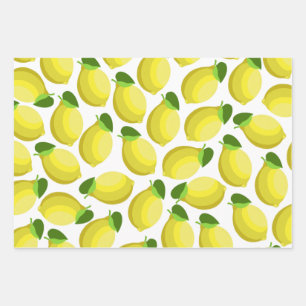 Papier d'enveloppement de citrons