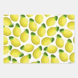 Papier d'enveloppement de citrons