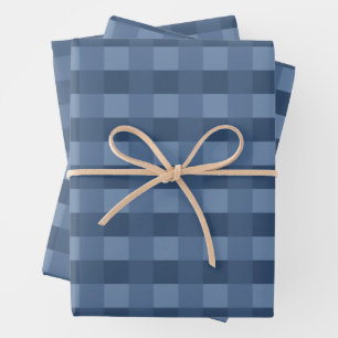 Papier d'enveloppement de Motif bleu marine En vic