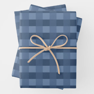 Papier d'enveloppement de Motif bleu marine En vic