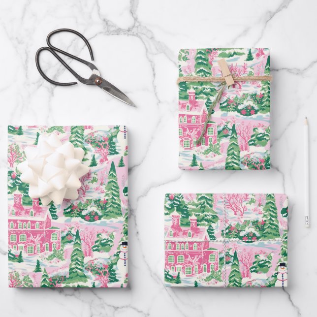 Papier d'enveloppement de Noël (Recto)