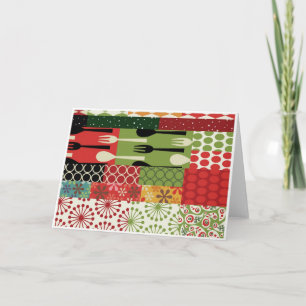 Papier d'enveloppement de Noël 3 saisons Carte