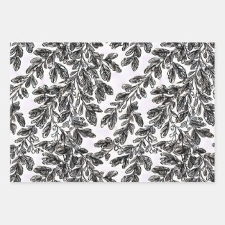 Papier d'enveloppement d'élégance victorienne orné