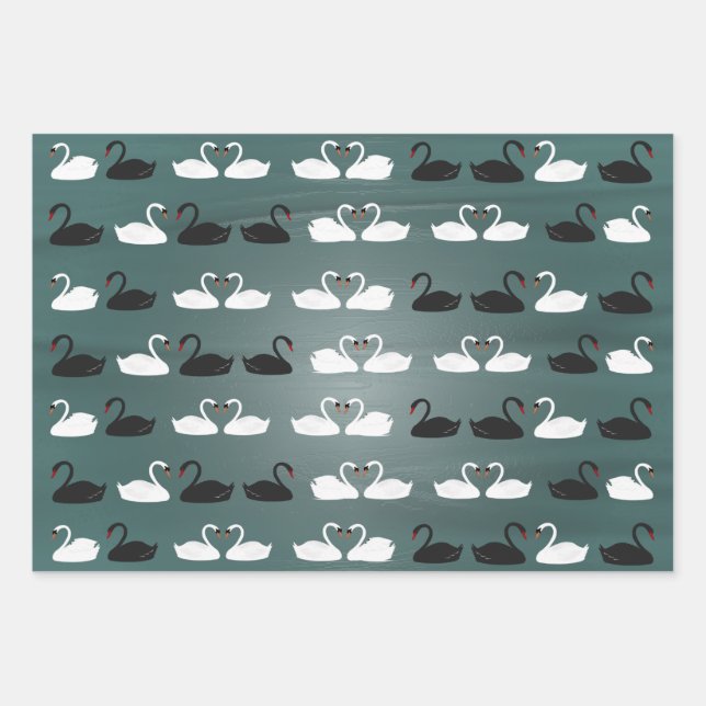 Papier d'enveloppement des cygnes (Devant)