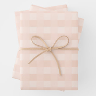 Papier d'enveloppement En vichy Motif