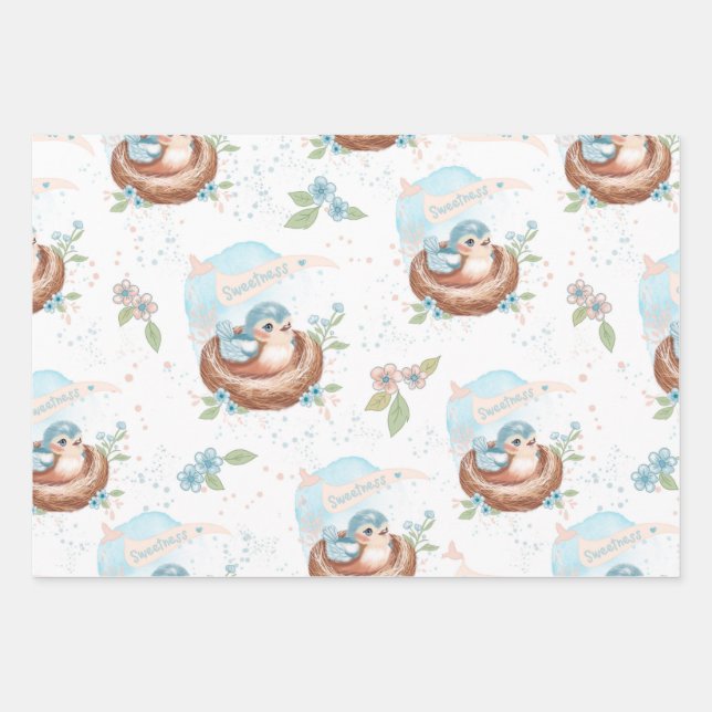 Papier d'enveloppement pour bébé (Devant 3)