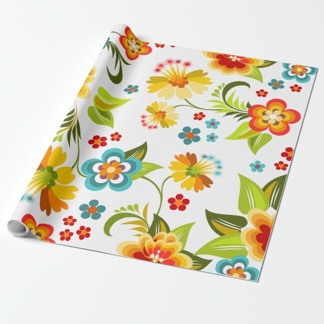 Papier d'enveloppement Premium pour cadeau avec st (Déroulé)