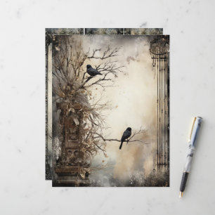 Papier d'hiver gothique Grungy Carstock