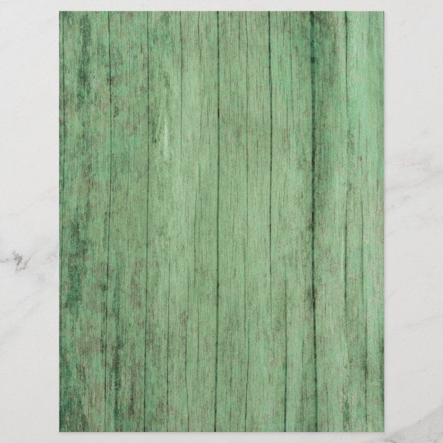 Papier en bois vert déprimé (Devant)