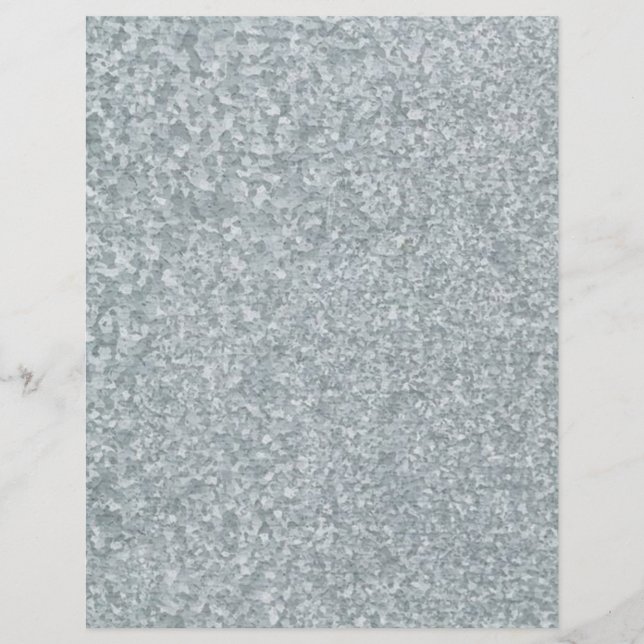 Papier en origami à look métallique galvanisé (Devant)