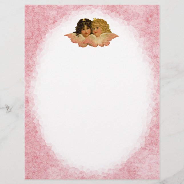 Papier en-tête Angel vintage (Devant)