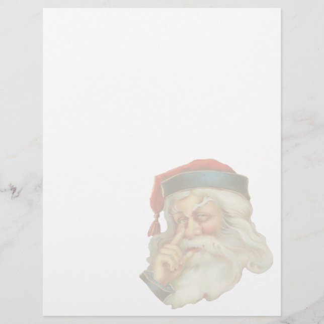 Papier en-tête de Noël Vintage (Devant)
