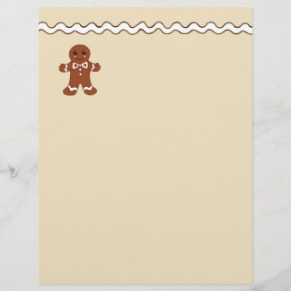 Papier en-tête en pain d'épices