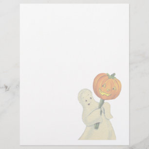 Papier en-tête Halloween vintage