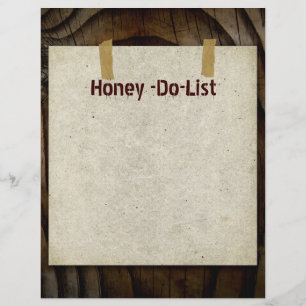 Papier en-tête Honey-Do-List