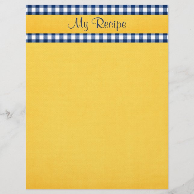 Papier En vichy bleu (Devant)
