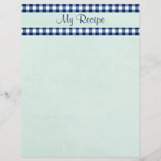 Papier En vichy bleu