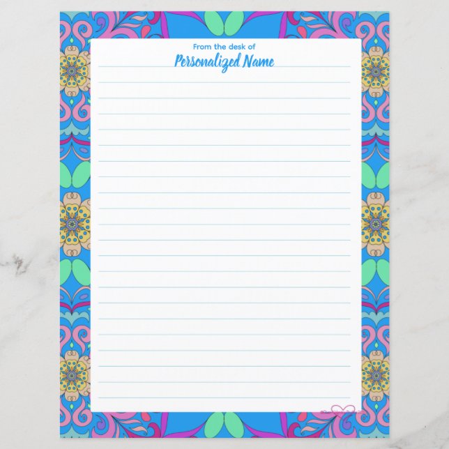 Papier encadré Fiesta (Devant)