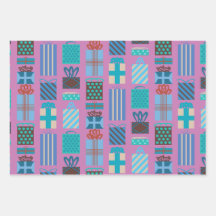 Papier enveloppant dans des boîtes-cadeaux