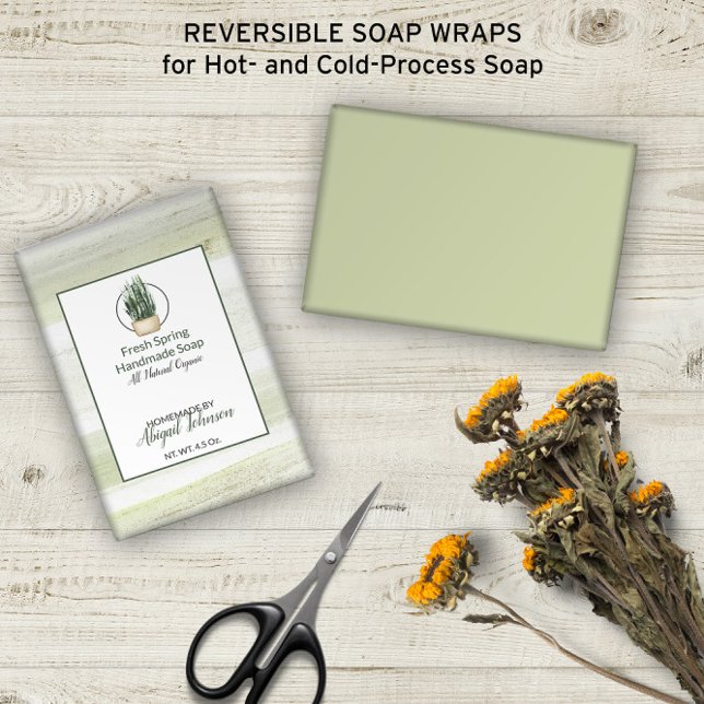 💚 🍏 papier enveloppé au savon vernis d'aquarelle (💚🍏🌿 Spring Greens Watercolor Soap Wrap Paper (No Minimums; Customize On Screen Live)
)