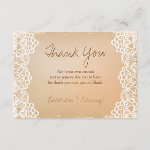 Papier et dentelle, cartes de Merci