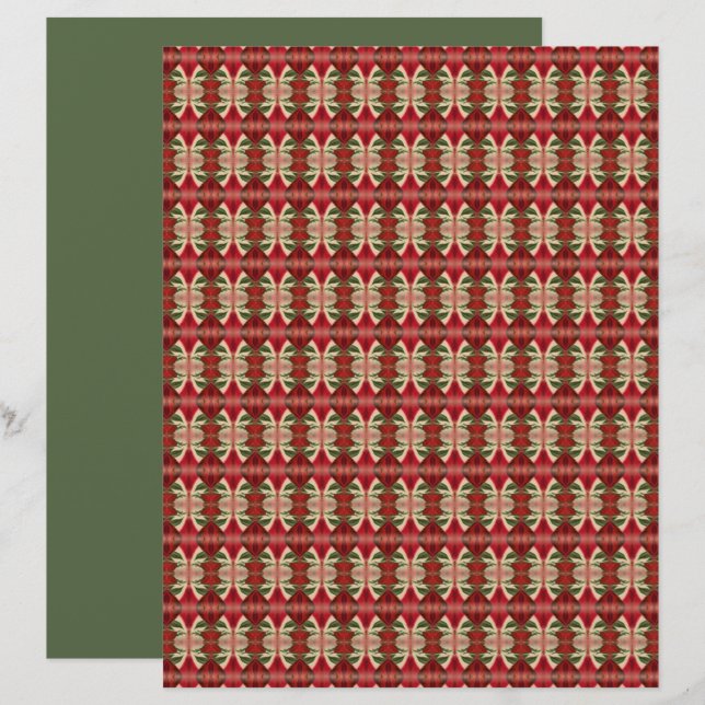 Papier feuille simple Aileen III (Devant / Derrière)