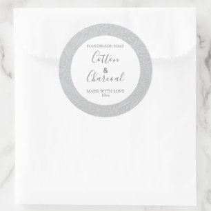 Papier floral Étiquette savon personnalisable