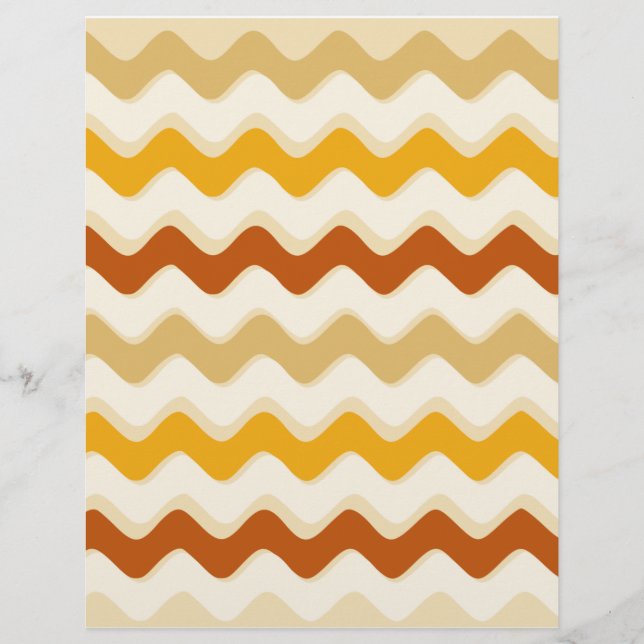 Papier gribouillé d'automne pour scrapbooking (Devant)