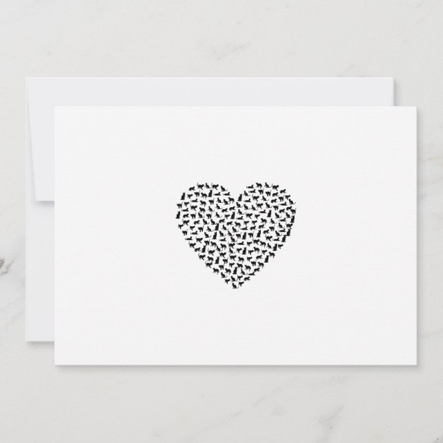 Papier Invitations de papier ・ Cartes de pliage co (Devant)