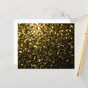 Papier jaune or foncé faux paillettes scintillante