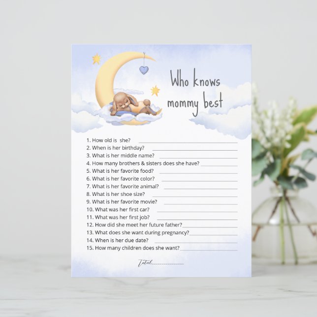 Papier Jeu de Shee avec un mignon lapin peluche co (Debout devant)
