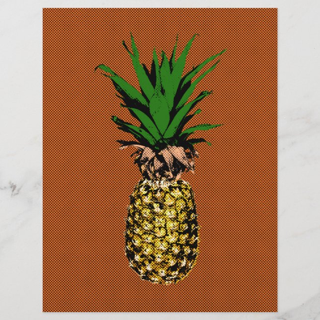 Papier journal Ananas (Devant)