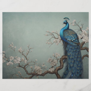 Papier journal Peacock