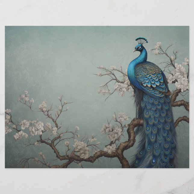 Papier journal Peacock (Devant)