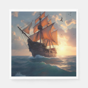 Papier La Fierté du Capitaine – Serviette en Art de Batea
