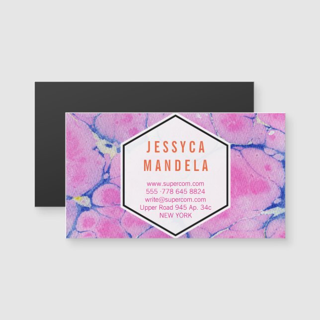 Papier Marbre Moderne (Devant / Derrière)