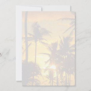 Papier Mariage imprimable à paumes tropicales vier