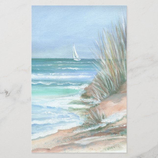 Papier marin aquarelle (Devant)