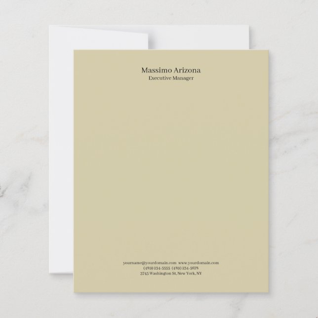 Papier Minimailst Professionnel Sable Pastel (Devant)