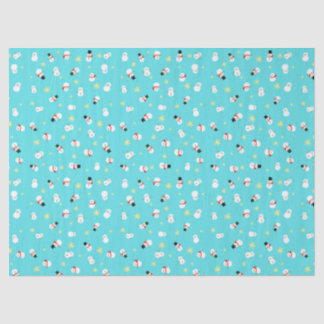 PAPIER MOUSSELINE かわいいブルーのクリスマス スノーマン 子ども♡