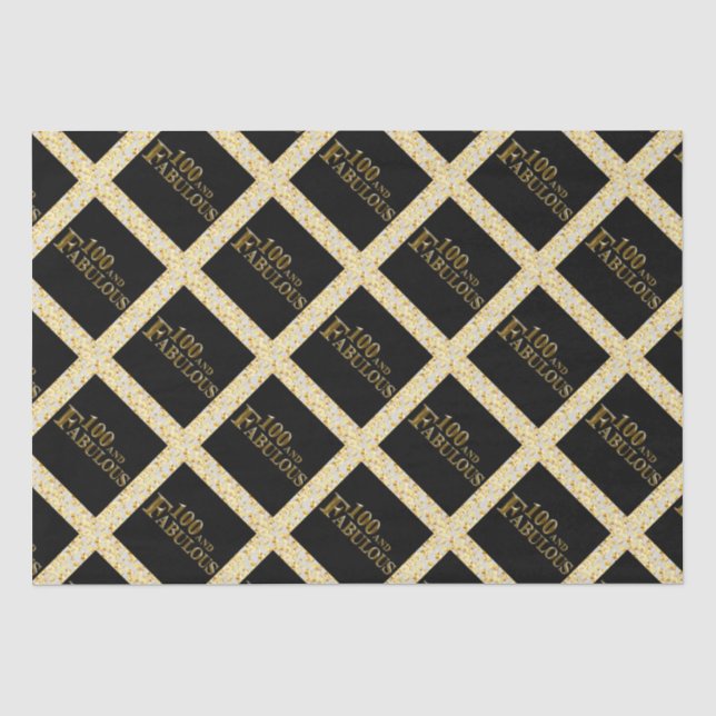Papier Mousseline 100e anniversaire  (Recto)