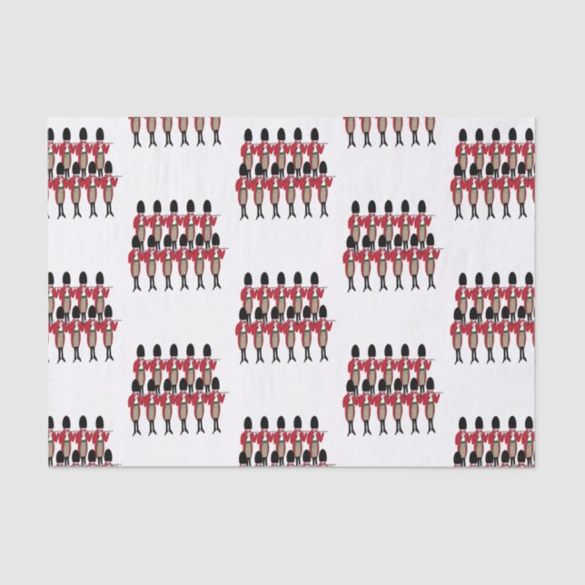 Papier Mousseline 12 Jours de Noël 11 tuyaux (Recto)