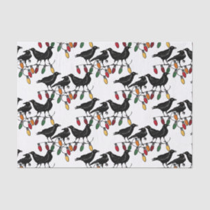 Papier Mousseline 12 Jours de Noël 4 Appeler les oiseaux