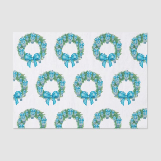 Papier Mousseline 2022 Dragons Noël Ginger Jar Jars (Recto)