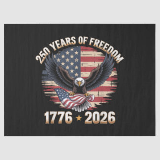 Papier Mousseline 250 Years American 250th Anniversary US USA Flag 4