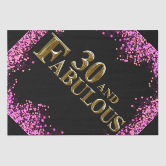 Papier Mousseline 30e anniversaire  (Recto)