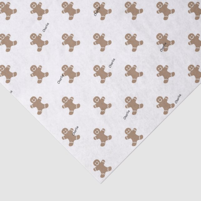 Papier Mousseline 3 Feuilles de tissus, Nom sur le Motif homme en pa (Détail)