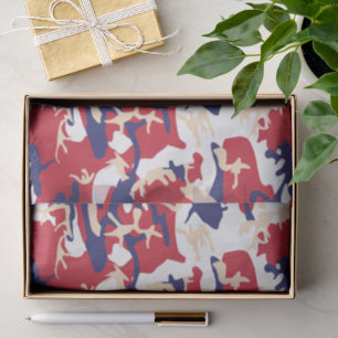 Papier Mousseline 4 juillet, Jour de l'Indépendance, Beige de camouf